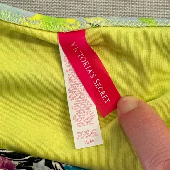 Victoria’s Secret Side Tie Mix & Match Tropical Floral Bikini Swim Bottom Medium - Picture 3 of 6